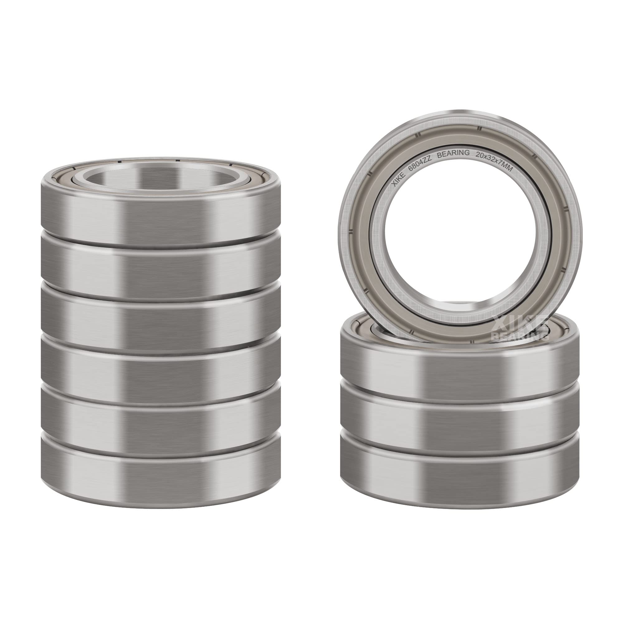 XiKe 4 Pièces Roulements à Billes 6800ZZ 10x19x5mm Acier Chromé Scellés - Haute Performance