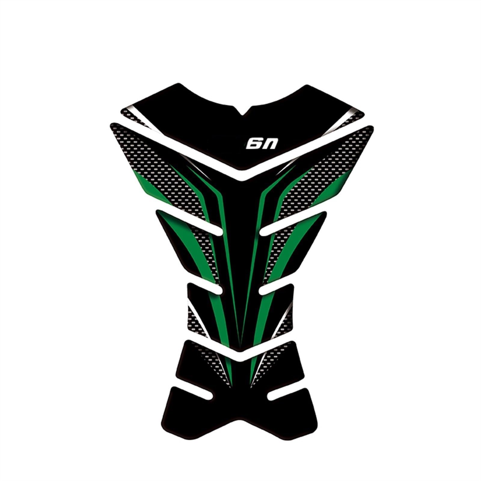 Motorcycle Sticker Emblem Tank Pad Decal Fishbone for Kawasaki for ER6N for ER-6N All Years Fishbone Tank Pad(Color3)