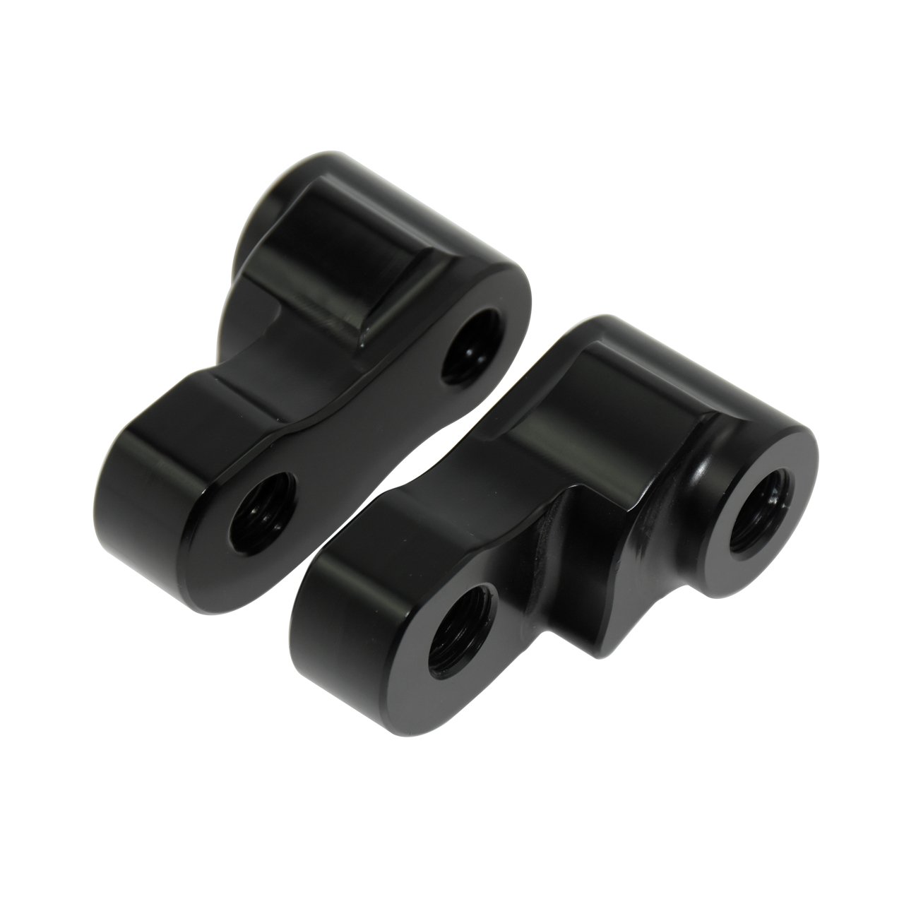 Kit d'abaissement arrière réglable CNC 2,5 cm pour Harley Sportster XL 883 1200 2005-17, noir