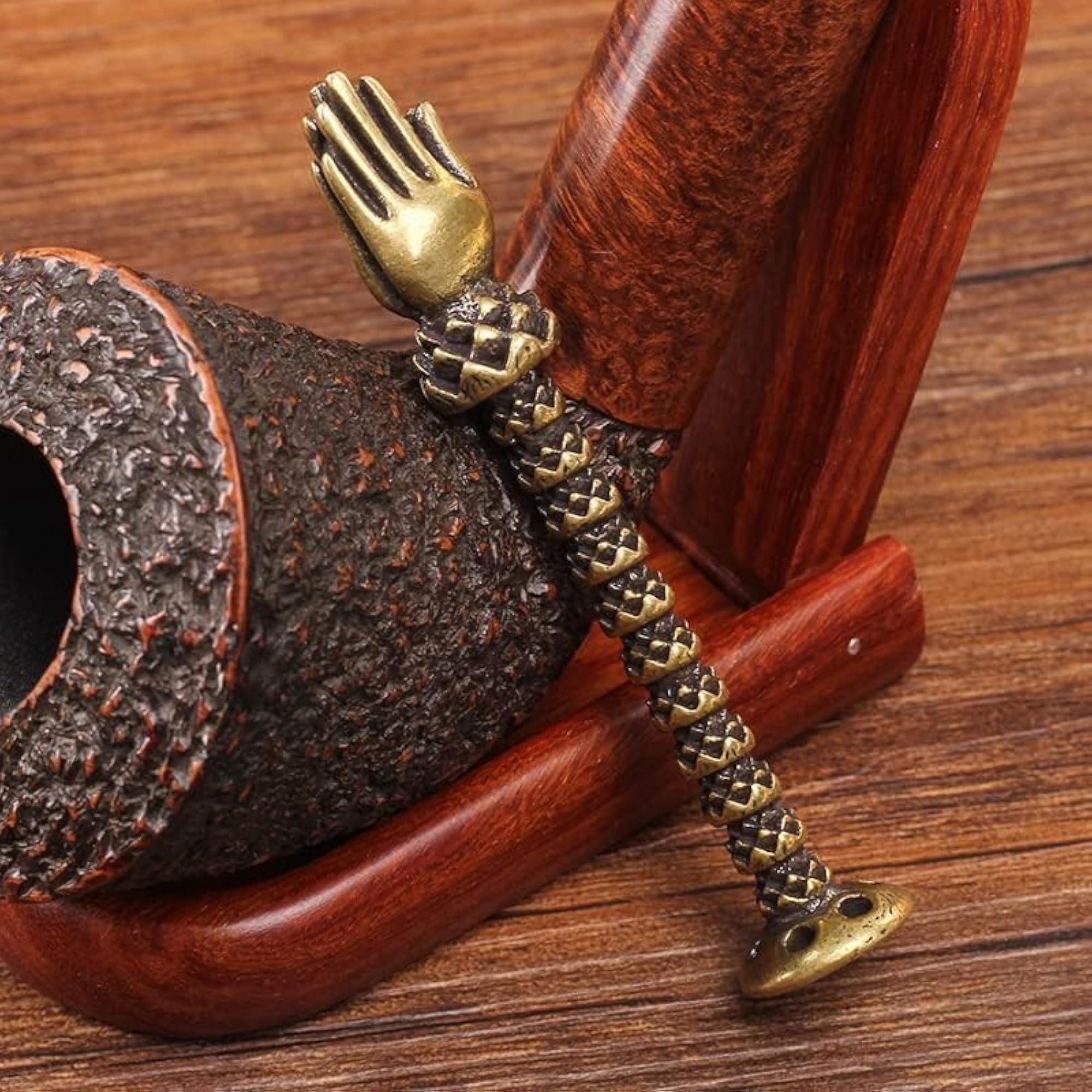 Decorative Buddha Hand Figure Pipe Tamper Tool