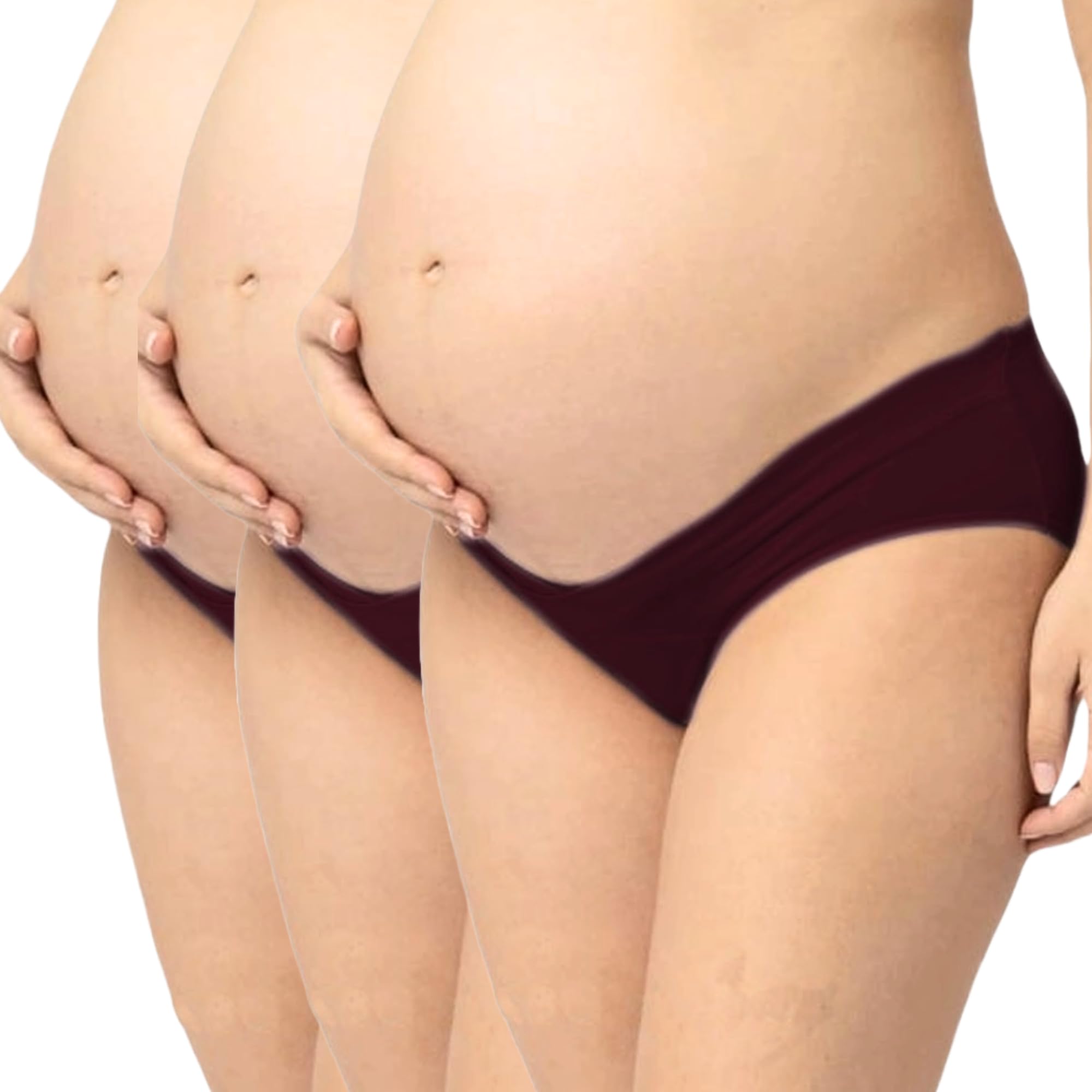 FASHIOSPICE Comfy Maternity Panties| Low Waist V Shape Design Hipster| Super Comfortable Even After C-Section Delivery of Pregnant Women| Pure Cotton-image-10