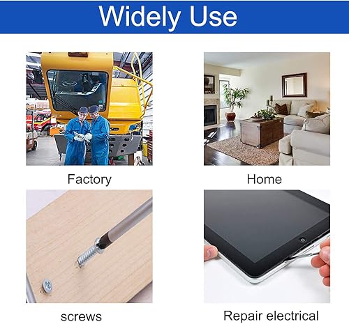 Miniatura 5 de Biaungdo 10 puntas de destornillador magnéticas hexagonales antideslizantes Phillips (PH2 x 1.969 in)