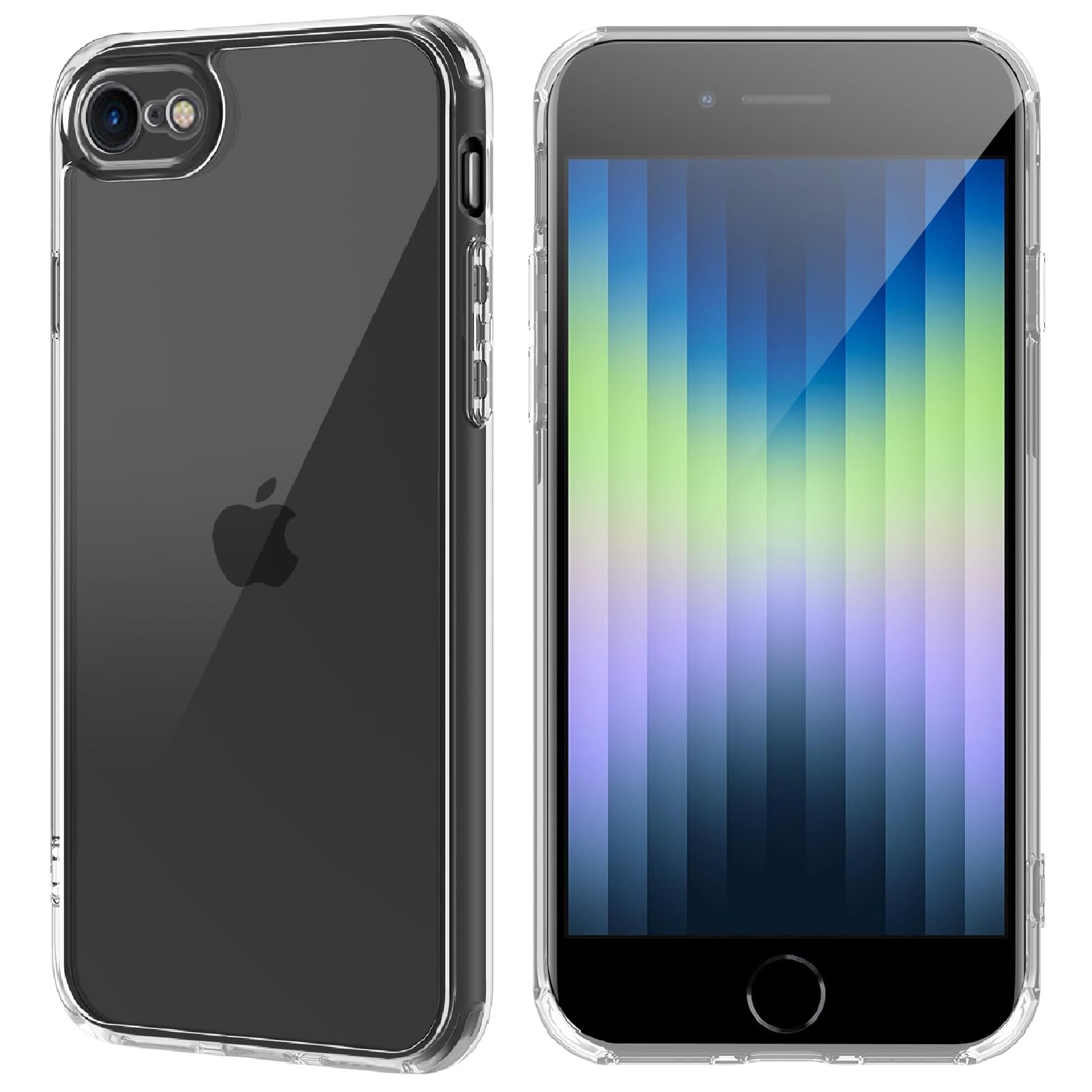 FOR iPhone SE Case 3rd/2rd, IP 8/7 Case Translucent Matte Phone Cover, [10 FT Military Grade Drop Protection] Slim Durable...