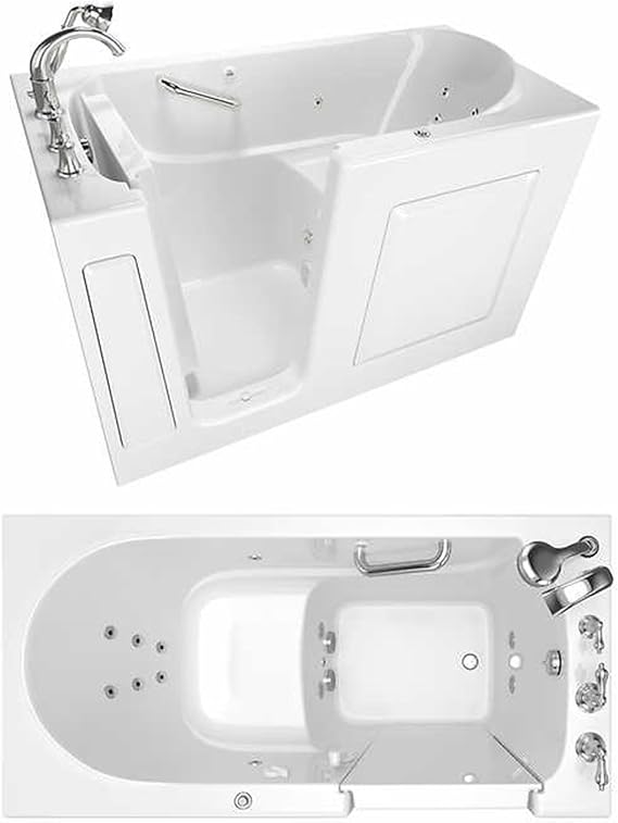 Walk in Bathtub. 13Jet Massage System American Standard 30 in. x 60 in