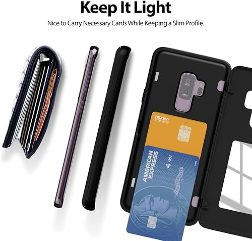 Miniatura 229 de GOOSPERY Parachoques magnético para puerta compatible con Galaxy S23, tarjetero tipo cartera, cierre automático, protección de doble capa resistente