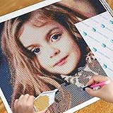 Krucio ダイヤモンドアート キット 5D 写真をカスタマイズするダイヤモンドアート DIY・手作り絵画 キット 初心者 ダイヤモン 大人の子供 手芸キット 芸術品 家の壁の装飾 (30*40CM, ラウンド)