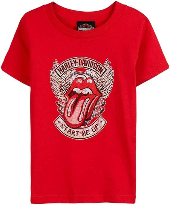 t shirt harley davidson rolling stones
