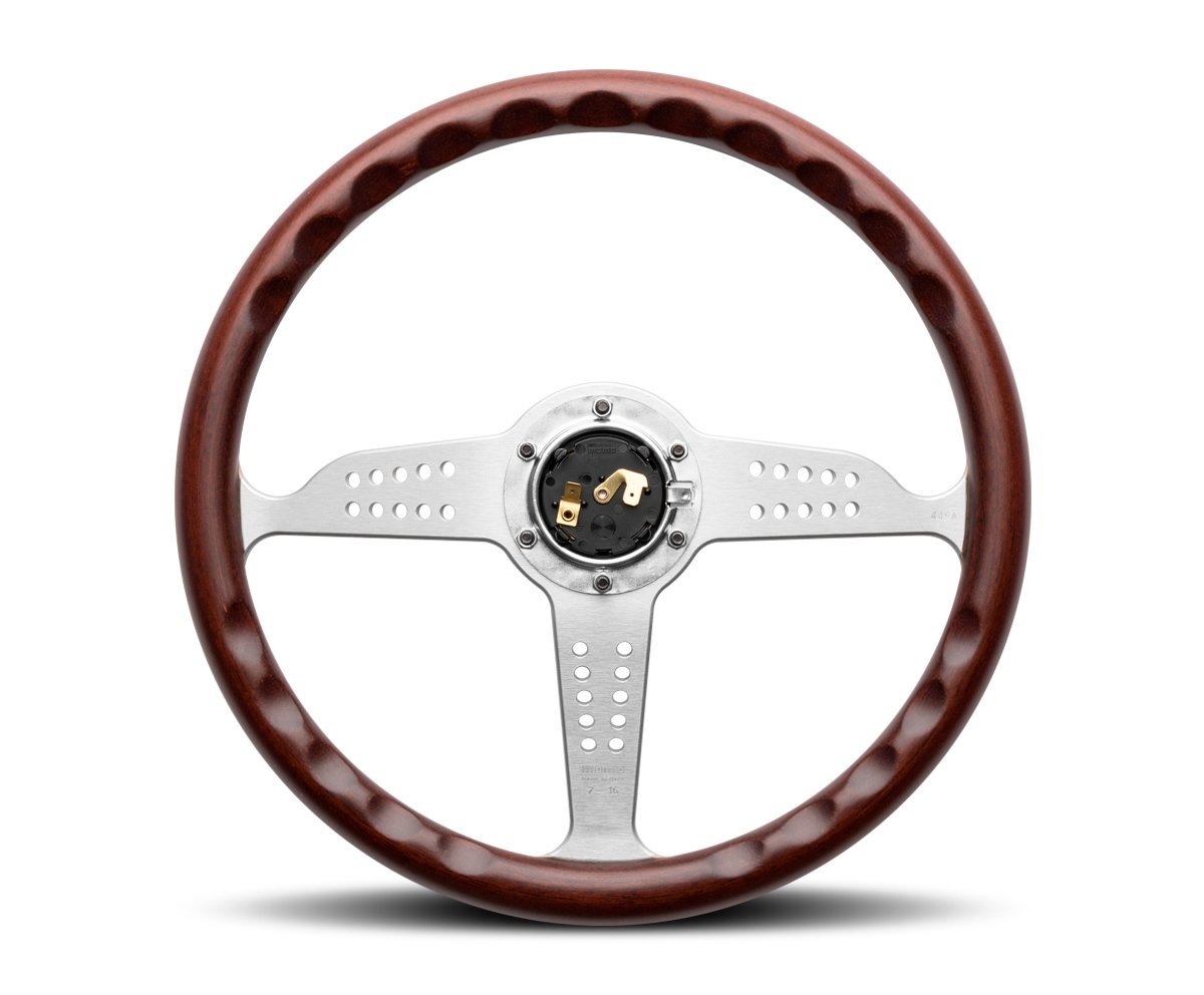 MOMO Steering Wheel Heritage Grand Prix Mahogany Wood 350mm