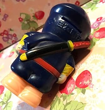 忍者ハットリくんソフビ貯金箱 Amazon.co.jp: 『忍者ハットリくん』 住友銀行 ソフビ人形 貯金