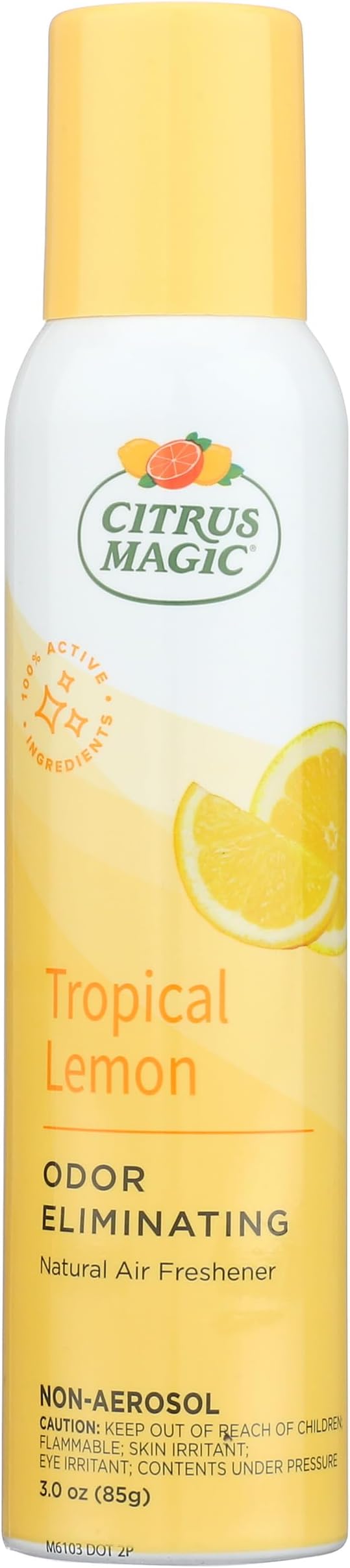 Natural Odor Eliminating Air Freshener Spray, Tropical Lemon, 3-Ounce