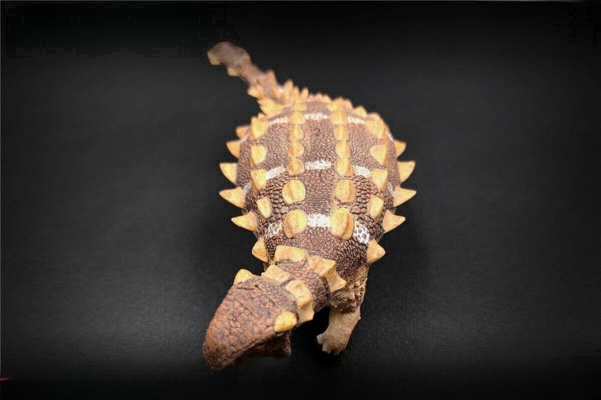 Vitae 1:35 Scale Jinyunpelta sinensis Figure Ankylosaur PVC Dinosaur Model Collection Decor Gift Birthday Party for Adult (A)