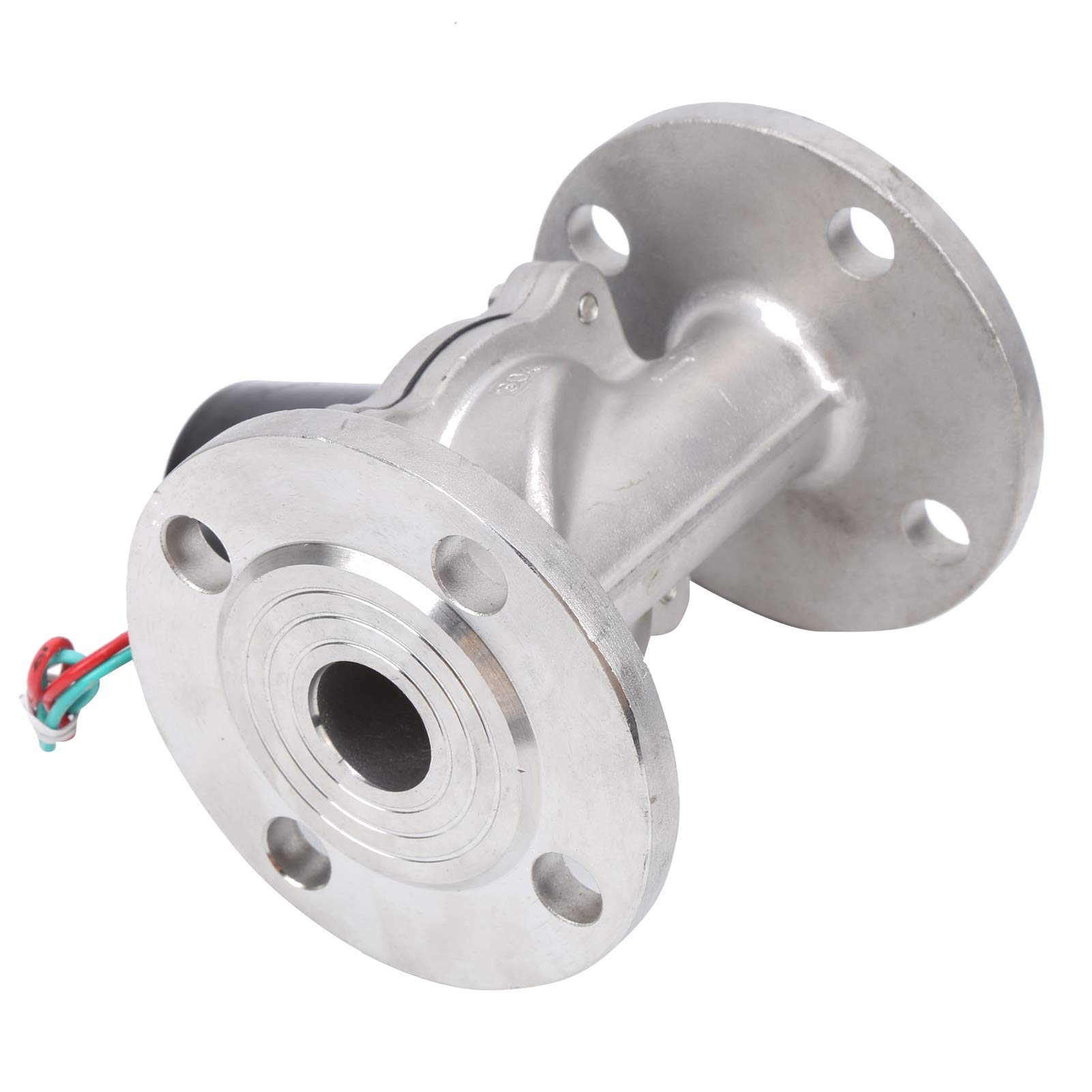 Cocoarm Elettrovalvola Elettrovalvola Acqua in Acciaio Inossidabile G1in DC12V Ad Azione Diretta 304 NBR da 0 a 1,0 MPa da 23 a 176 F per il Controllo dell'Acqua, Aria e Olio Nei Sistemi