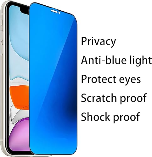 Miniatura 23 de Paquete de 2 protectores de pantalla de vidrio templado anti-azul para iPhone 13/13 Pro/iPhone 14 / iPhone 16e Película protectora de pantalla