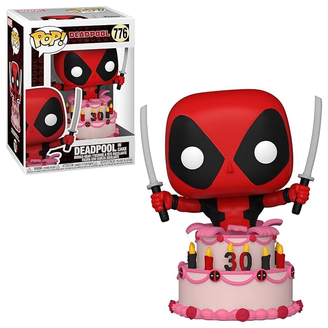 Foto 2 de 7 de Deadpool in Cake Pop #776 Pop Marvel Deadpool Vinyl Figure (Bundled with EcoTek Protector to Protect Display…