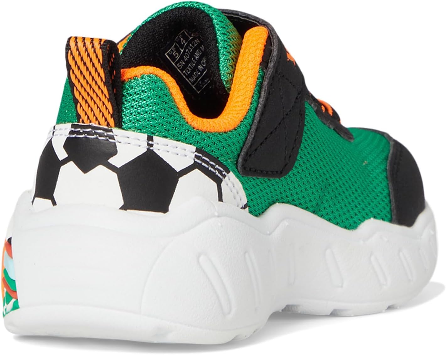 Skechers Kids Boys Play Scene Sneaker, Grey/Multi, 8 Toddler - Image 5