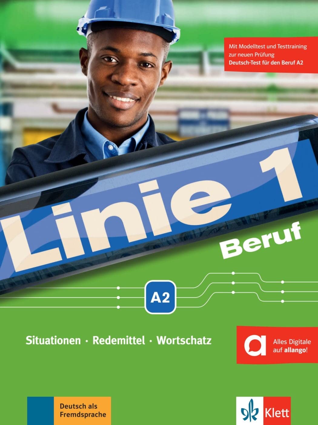 Line 1 Profession A2: with exam preparation for the German test for the professional A2. Additional book for work with audio (line 1: German in everyday life and work)
