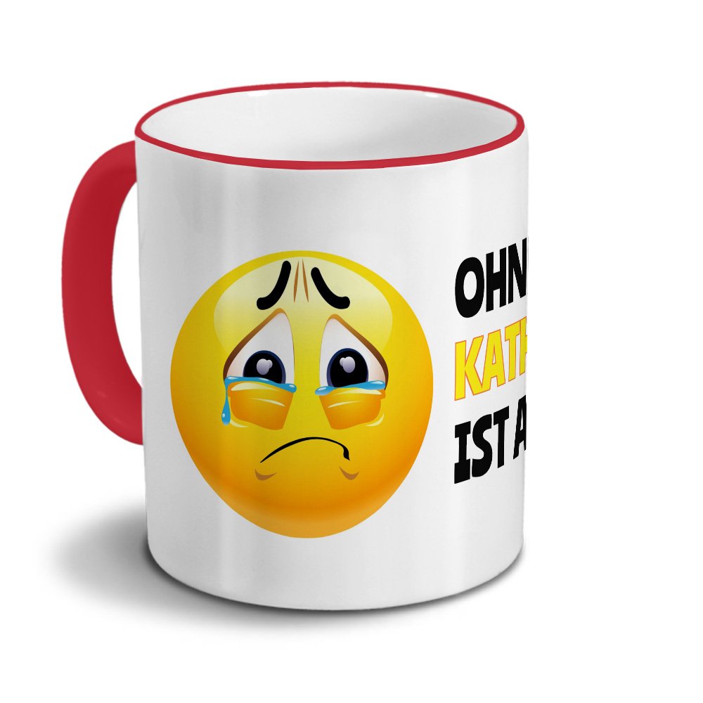 Namenstasse "Katharina" – Motiv Color Paint – Personalisierter Kaffeebecher