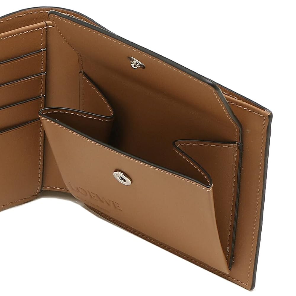 Amazon | [ロエベ] 二つ折り財布 リピート アナグラム ブラウン