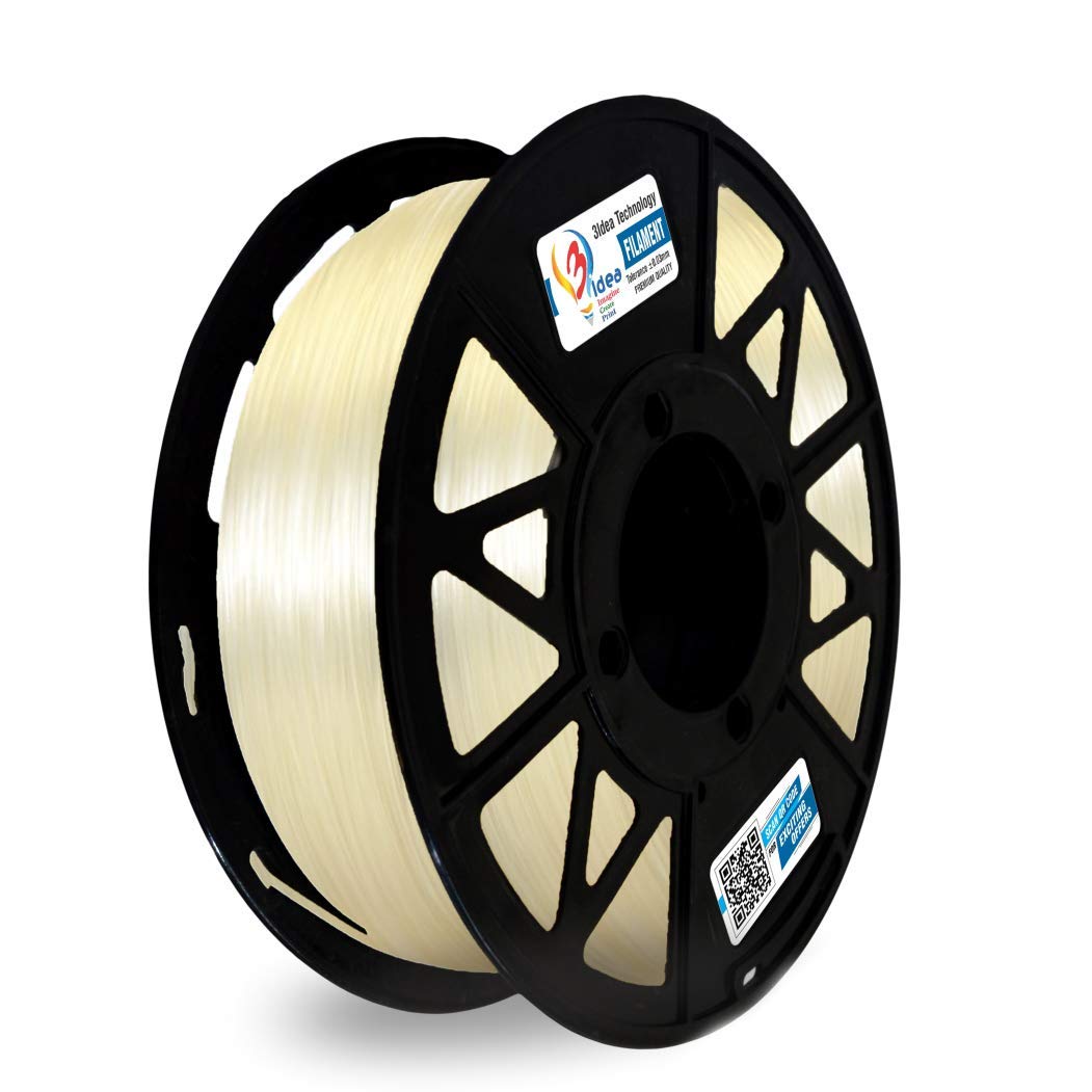 3IDEA Premium ABS 1.75mm 3D Printing Filament | Dimensional Accuracy +/- 0.03mm | Compatible with Most FDM Printers | 1 KG 3D Printer Filament - (ABS Natural)