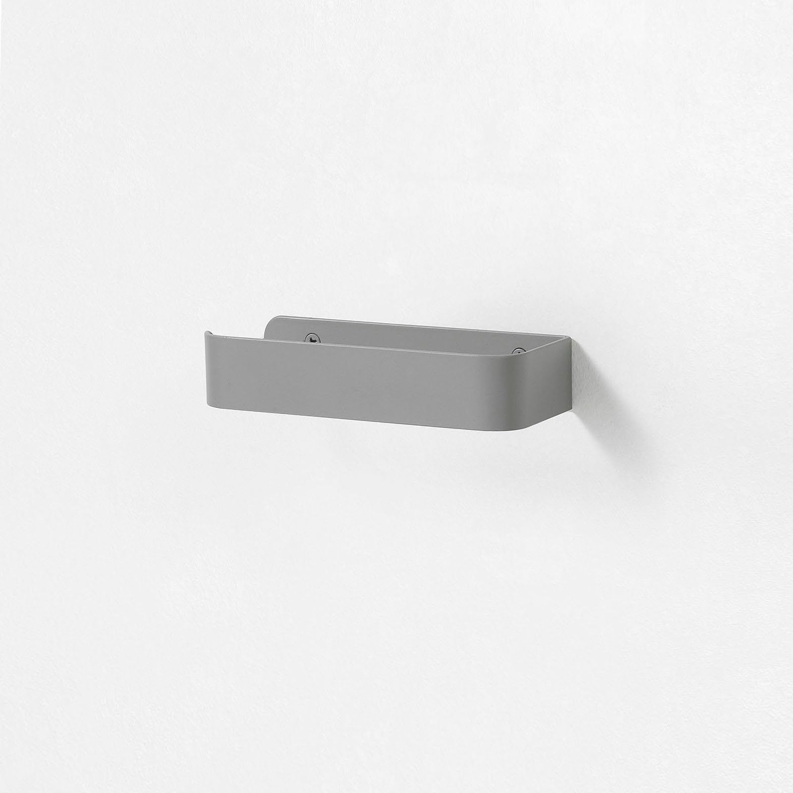 Porta rotolo carta igienica da parete, supporto WC in Metallo, montaggio a muro, design moderno antiruggine e salvaspazio - Nero - 15,2x7,3x3 cm