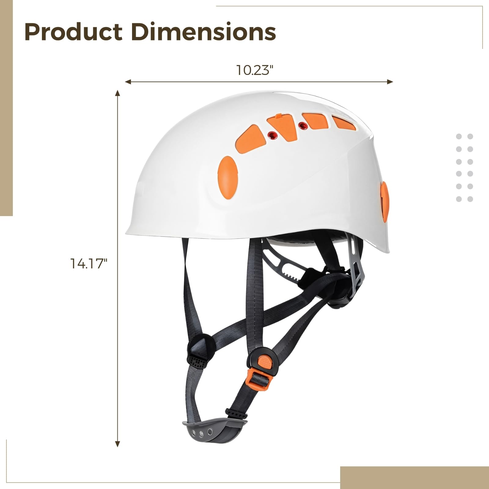 Kask wspinaczkowy z regulowanymi paskami, lekka konstrukcja ABS + PC, idealny do jaskiń i wspinaczki górskiej