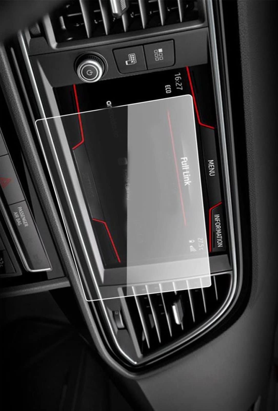 Protecteur d'écran de voiture pour Leon X-perience 2017 navigation GPS 8 pouces
