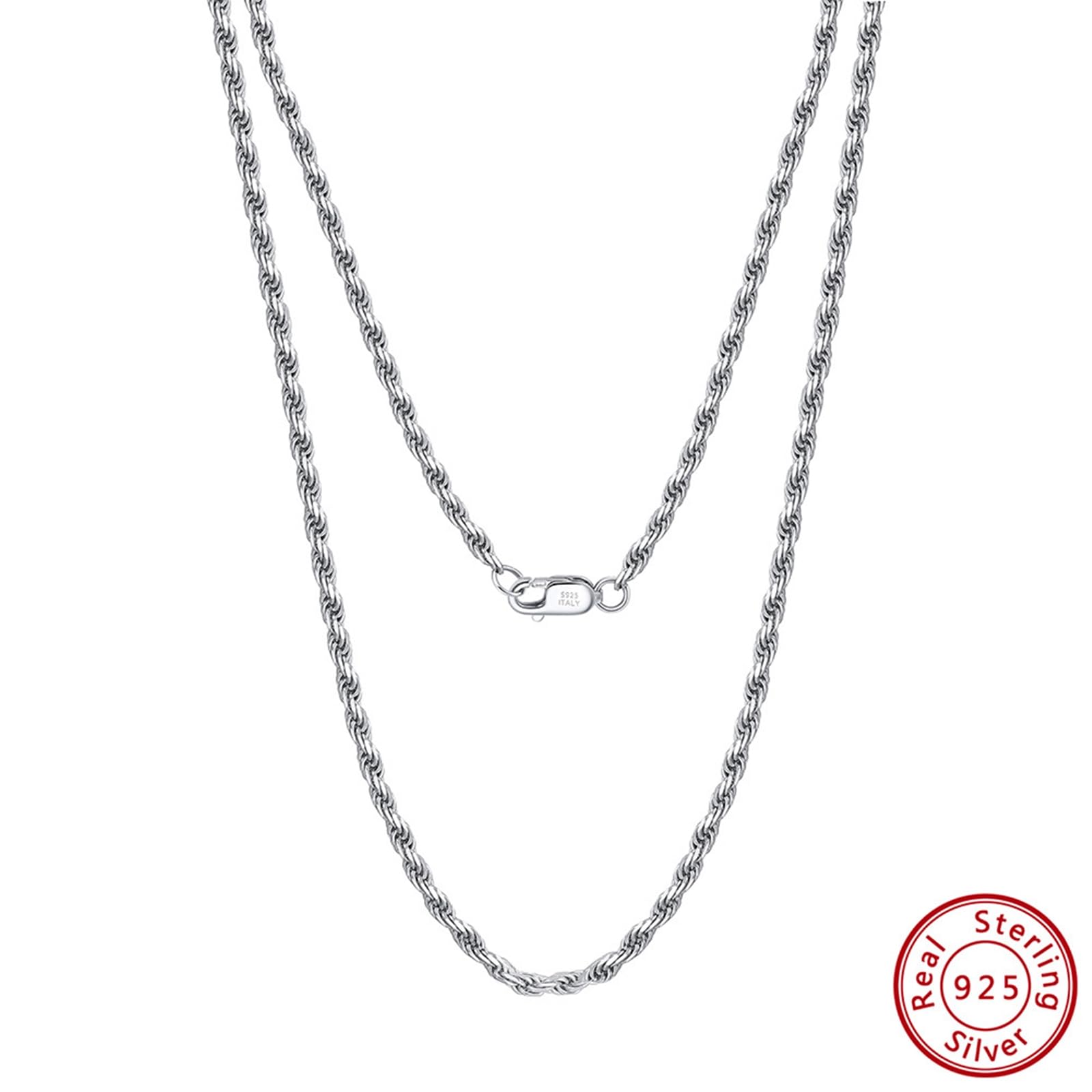 Collar con colgante para hombre, colgante geométrico con incrustaciones de circonita cúbica negra, 50-60 cm