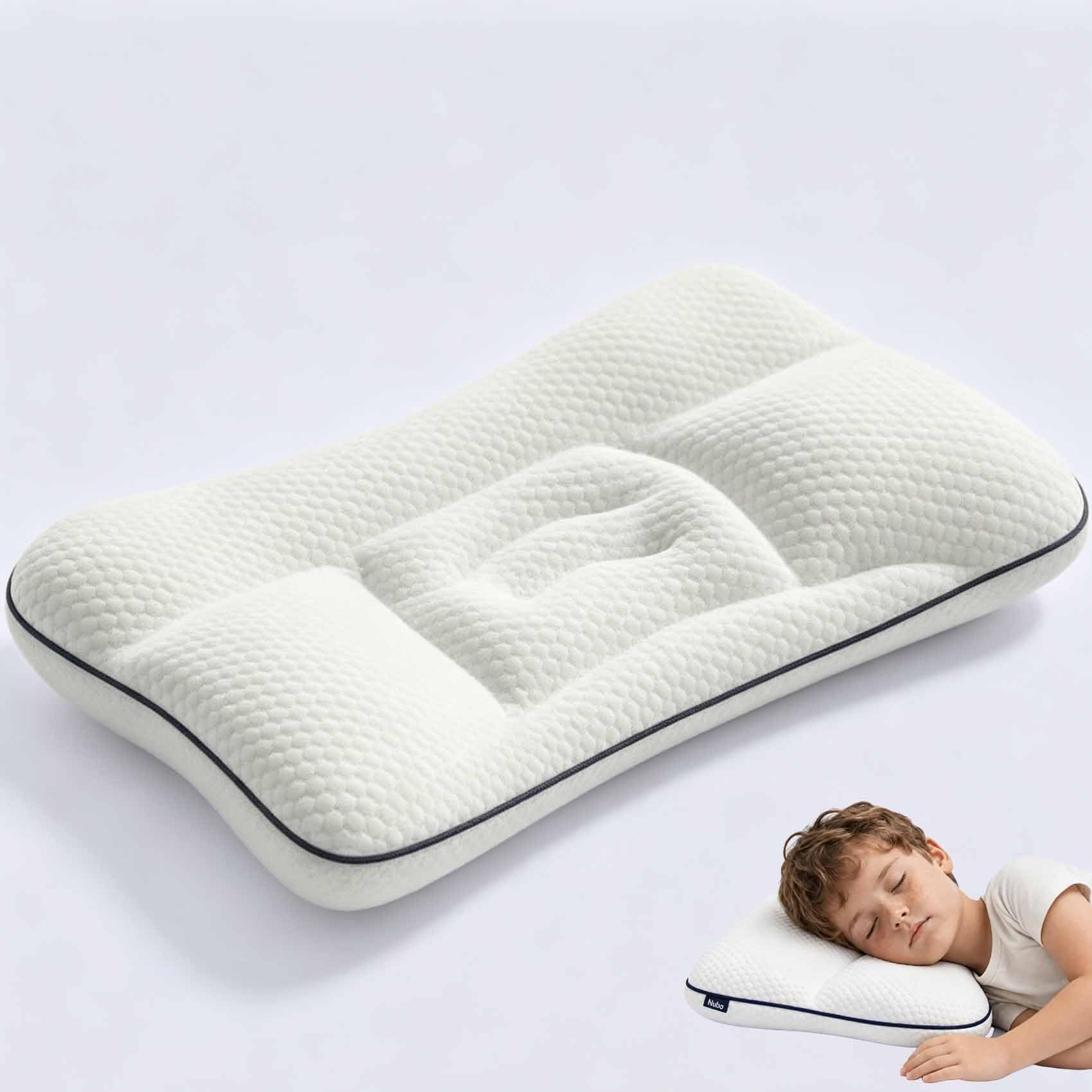 Nubo Kids Posture Pillow, moisture-wicking and gentle support，3-8 years