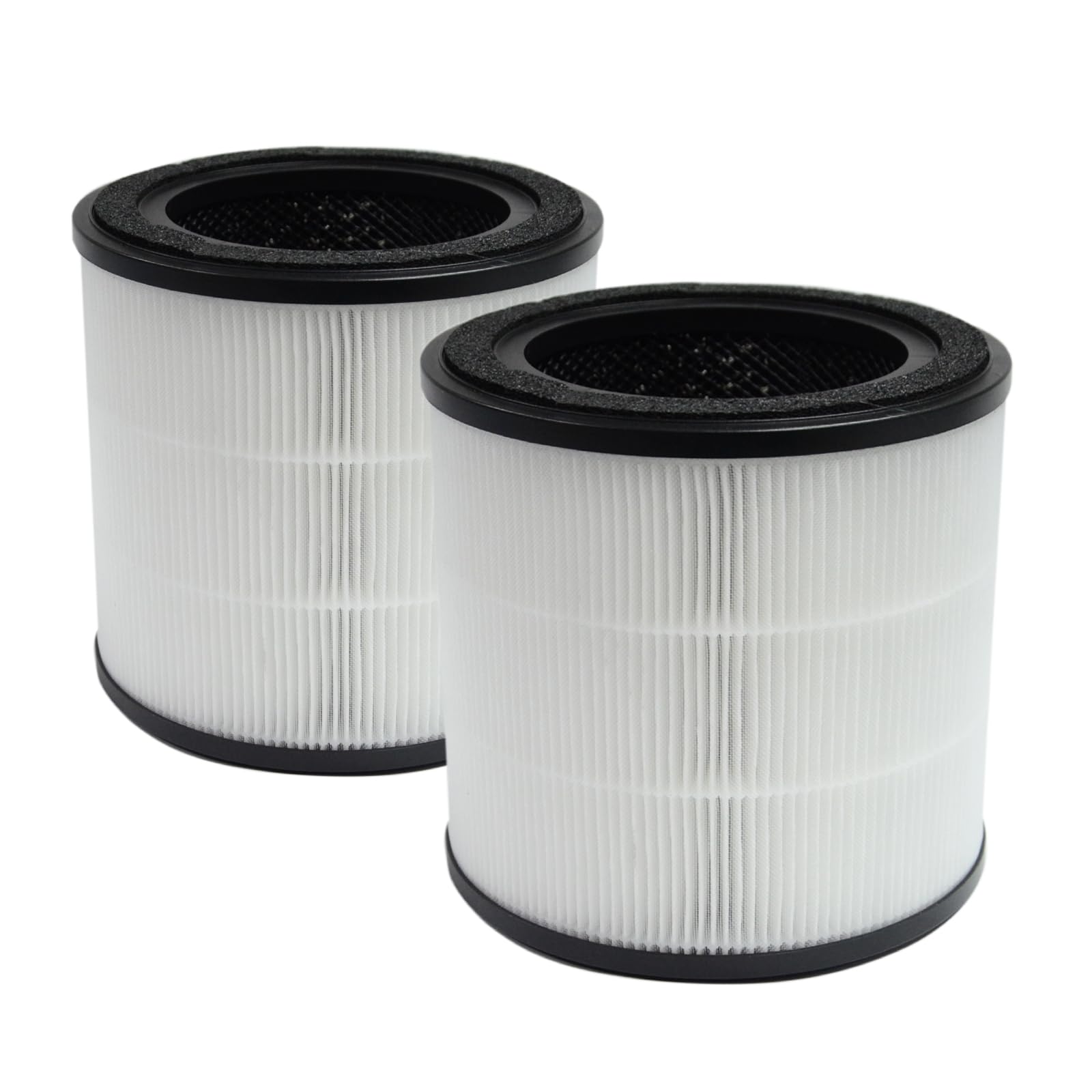 PUREBURG Lot de 2 filtres de rechange compatibles avec purificateur d'air Bosch Air 2000, charbon actif H13 HEPA 2 en 1, 3 niveaux de filtration, anti-poussière, odeur COV