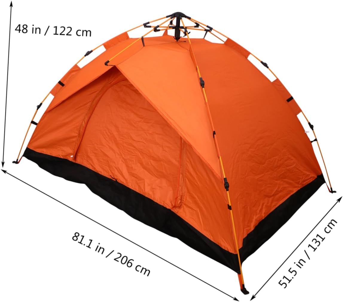 1pc Automatic Oxford Cloth Tent Instant Pop up Tent for Camping Outdoor Travel Quick-Opening Fully Automatic
