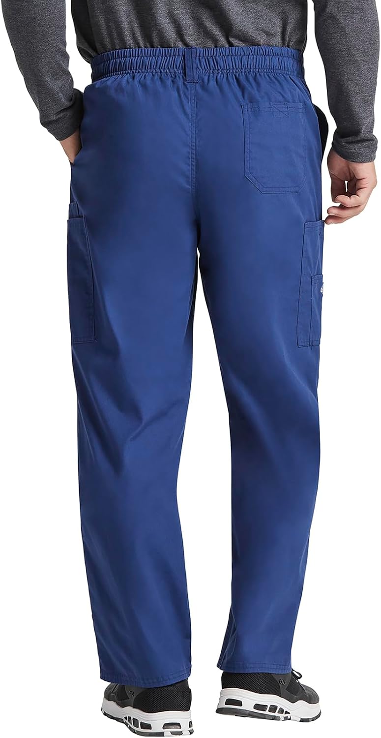 Dickies Scrub Set For Men With V-Neck 5 Pocket Top 81906 with Button Closure Elastic Waistband Pant 81006 - Image 5