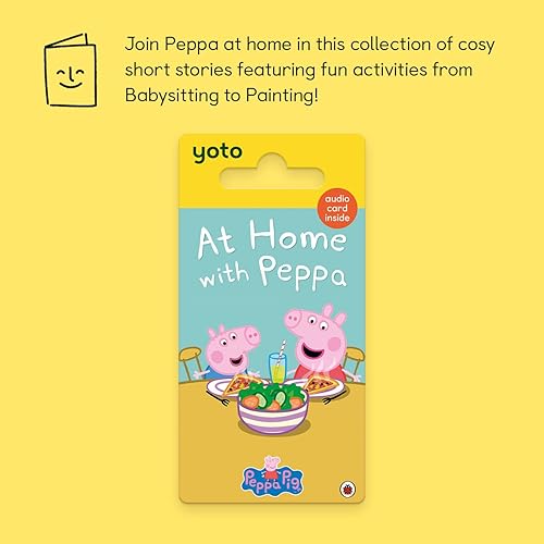 Miniatura 2 de YOTO Peppa Pig at Home with Peppa - Tarjeta de audio para niños para usar con reproductor y mini dispositivo de audio todo en 1, educativa y sin