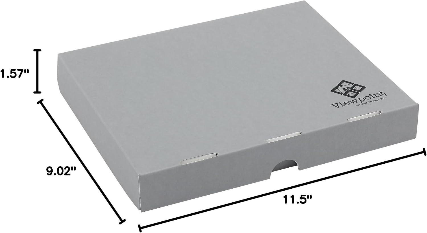 Jerry's Artarama Viewpoint Archival Storage Box (8.5x11) - Preserve Your Art, Easy to Assemble, Perfect for Photos, Artwork, Prints, and Record Storage