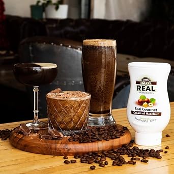 Hazel Real Infused Exotics, Cream of Hazelnut, 16.9 FL OZ Squeezable Bottle