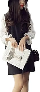 [ニブンノイチスタイル] 1/2style オシャレ キレイメ 袖あり カジュアル ドレス ワンピース レディース