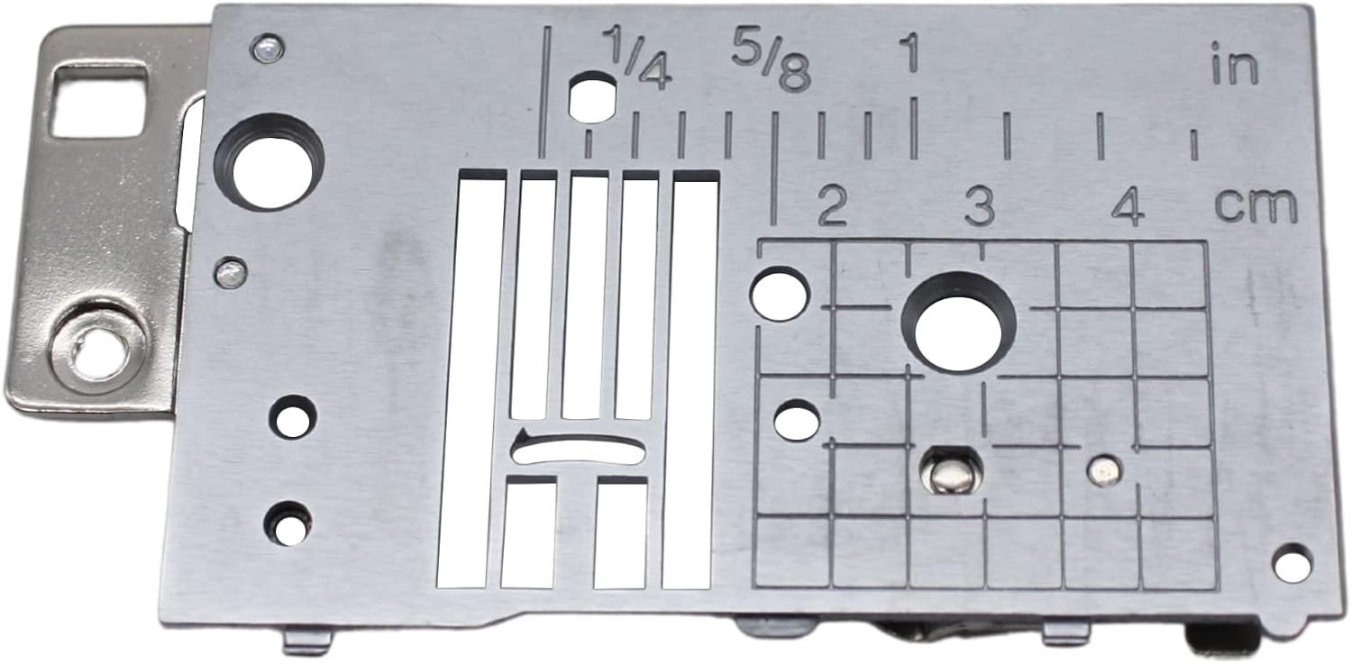 Cutex Needle Plate Part Number #XF3043001 Compatible with Brother BQ2500, VE2200, VM5100, VM6200D, VQ2400