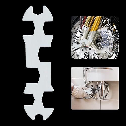 Miniatura 3 de jose2015 8 en 1 llave de extremo abierto súper delgada, herramienta de reparación de bicicletas multifuncionales llaves ultra finas de 0.079 in