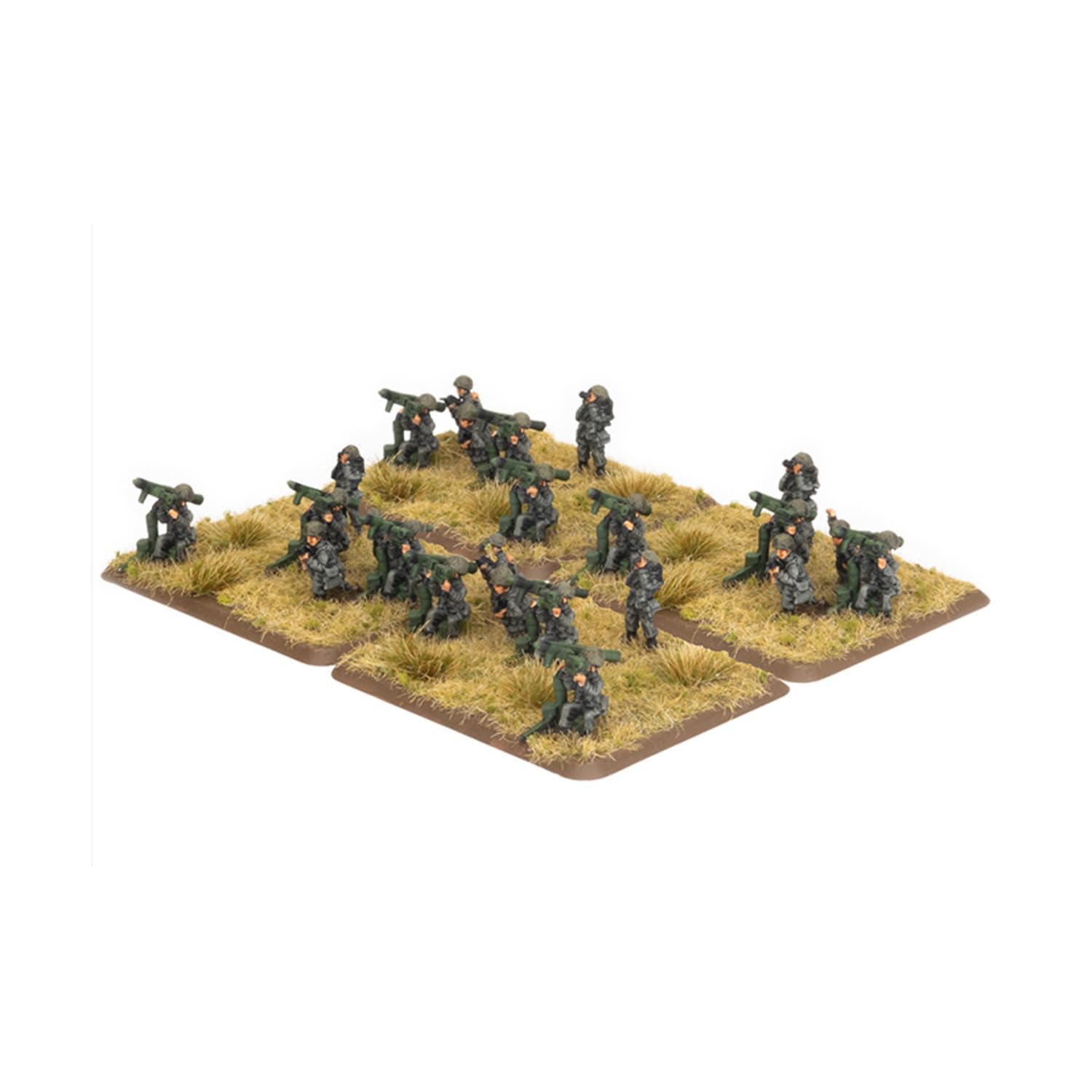 Team Yankee: French Mistral SAM Group (x24 Figures), Multicolor