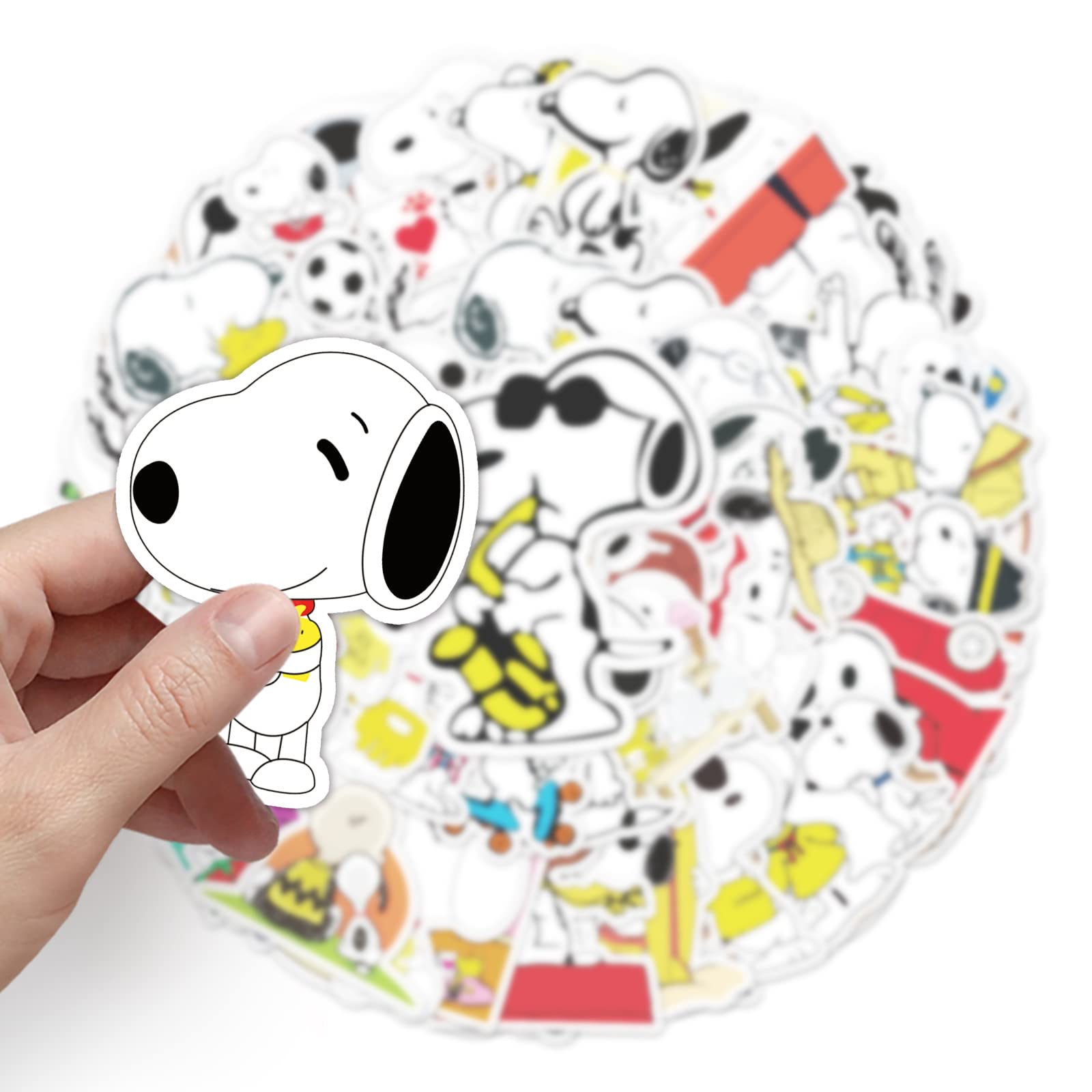 6 planches d'autocollants Snoopy - Collection