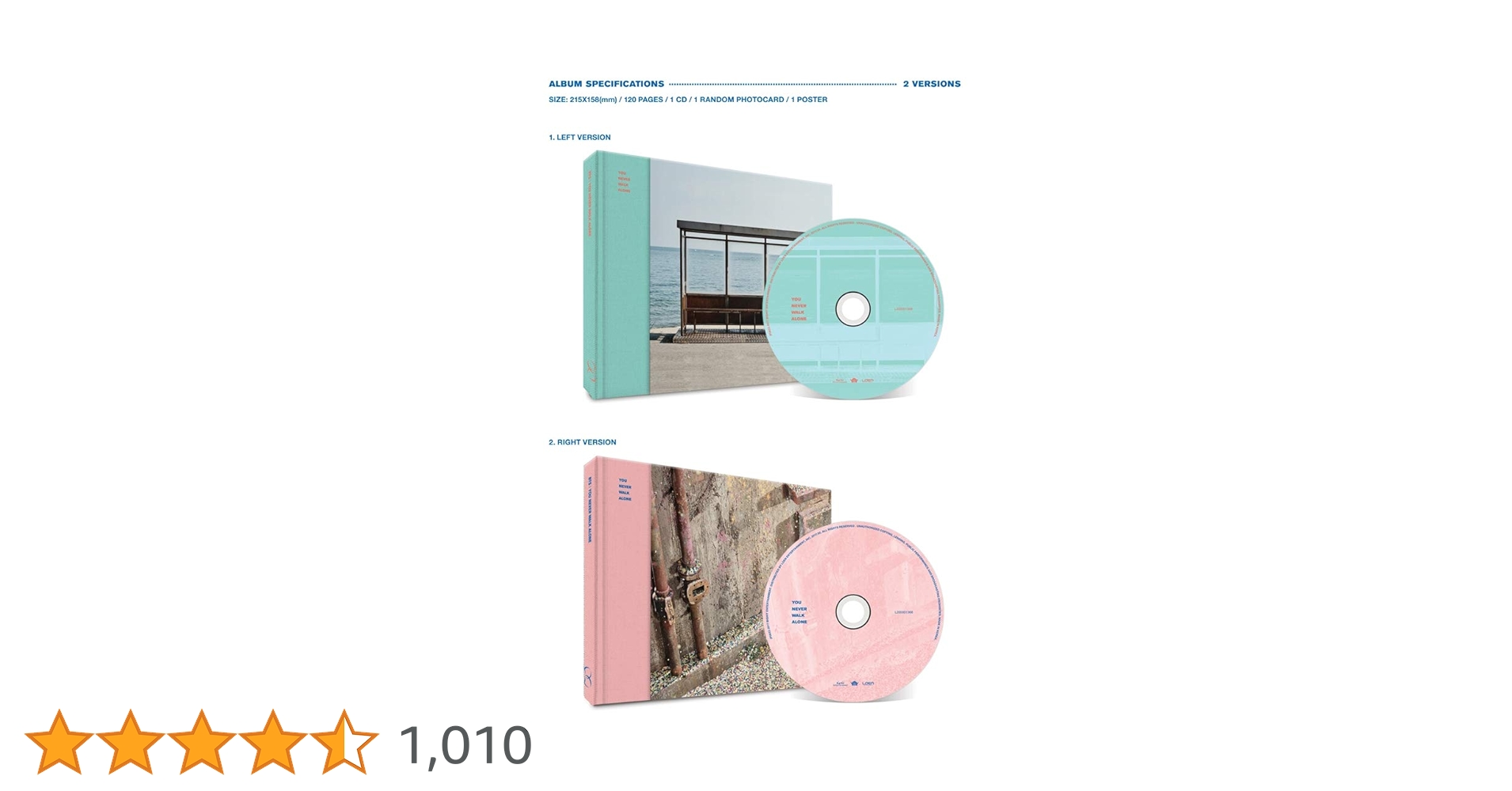 Amazon.co.jp: BTS - You Never Walk Alone (Random Version