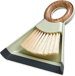 Small Mini Hand Broom Dustpan : Small Broom and Dustpan Set, Mini Broom and Dustpan Set, Hand Broom and Dustpan Set,Mini Dustpan and Brush Set for Cat Litter, Kitchen, Tables, Countertops, Cars, etc.