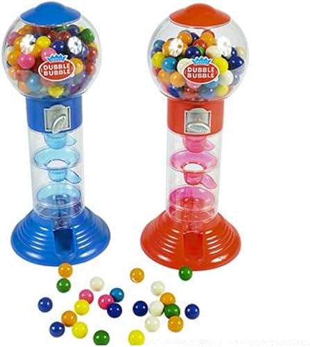 10.5" Spiral Fun Gumball Bank. Una pieza.