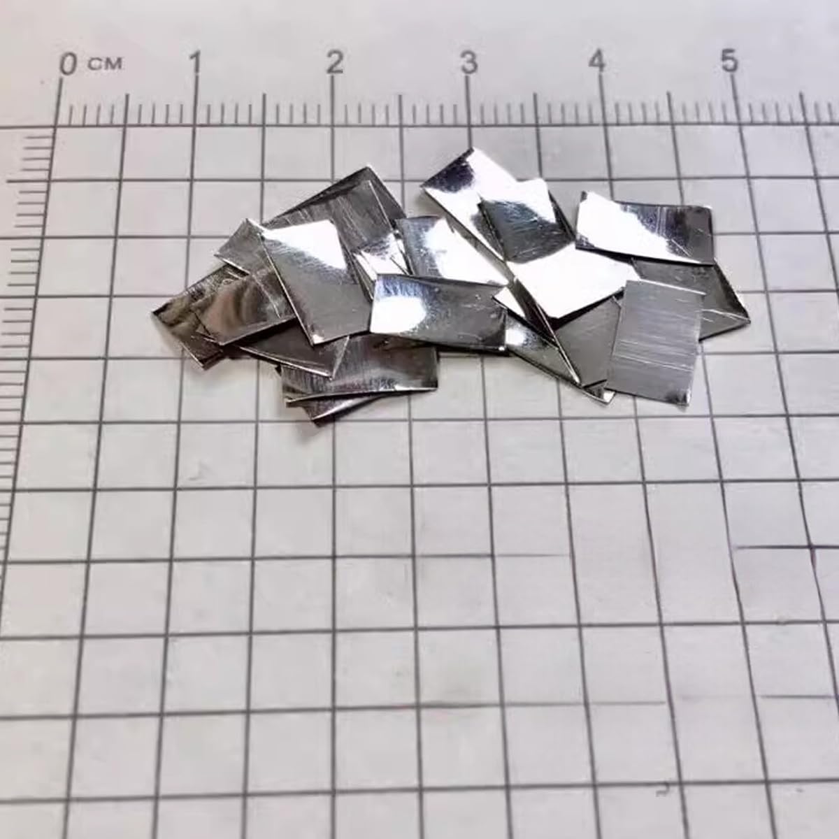 Lámina de platino de 0,1 gramos (99,95% de pureza) for investigación de laboratorio, recolección de muestras y uso recreativo (1 unidad)