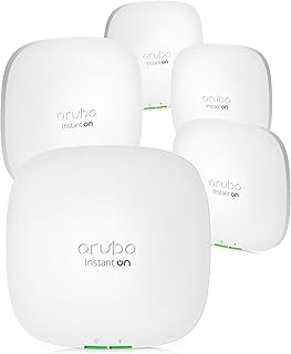 Aruba Instant On AP22 (R4W01A) | 5-Pack Bundle | Wi-Fi 6 802.11ax Dual Band Wireless Access Point | US Model | Power Source not Included