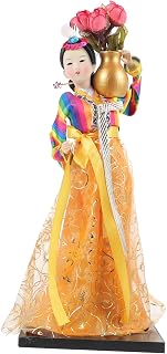 ORFOFE Decorações Para Casa Decoração Coreana Decorações De Casa Leve Para Desktop Doméstico Boneca Hanbok Colecionável Boneca Coreana Tradicional Boneca Hanbok Artesanato Enfeites