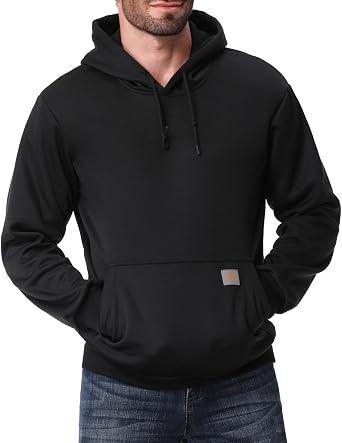 TUAOVA Men's Relaxed Fit Fleece-Lined Pullover Hooded Sweatshirt Comfortable and Soft
