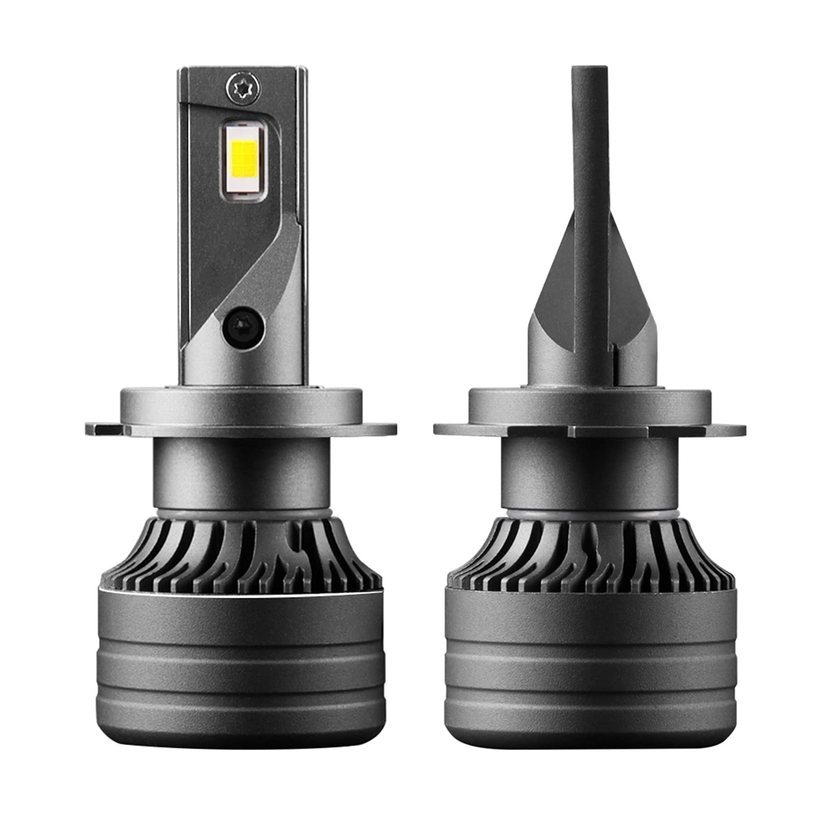 Lampadina a LED 2 pz H4 H7 LED Canbus H1 H3 H8 H11 HB3 9005 HB4 9006 Fari a LED Mini 100W 18000LM Lampadine Auto Automobiles Auto Lampada (Size : H7)