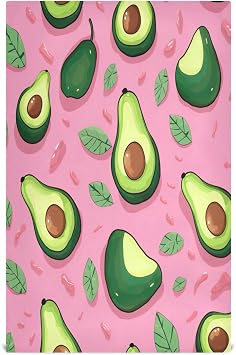 Avocado Leaves Kitchen Towel Set Highly Absorbent Quick Dry 6 Pack Kitchen Dishcloths Reusable Dish Rags Tea Towel 28 X 18 Inches