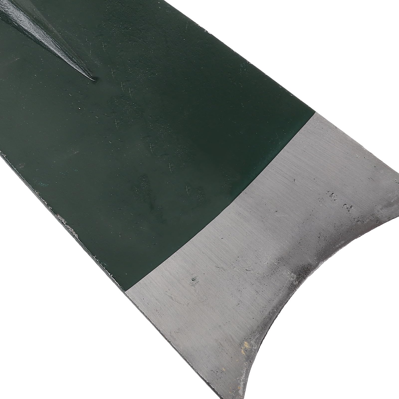 Azada de Jardín de Acero Inoxidable Verde para Aflojar Tierra | Cabezal Portátil para Excavar y Plantar, Uso Amplio en Jardinería y Deshierbe