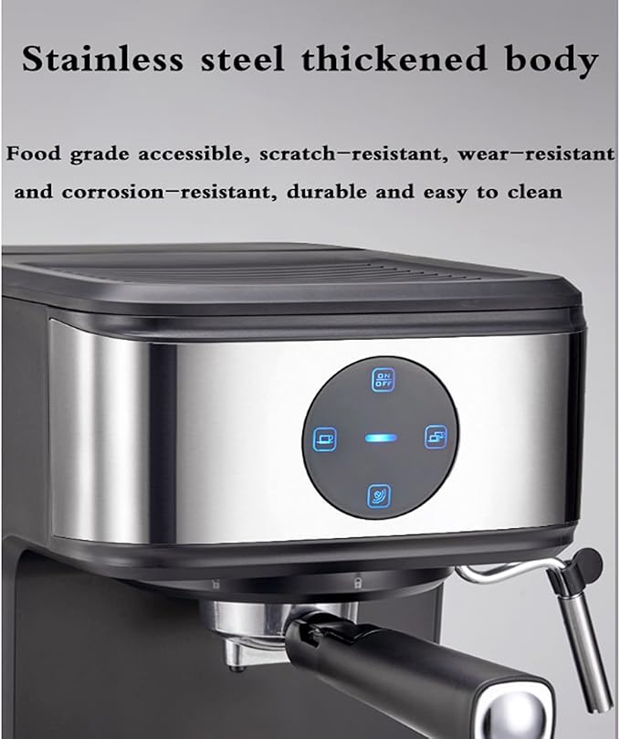 Cafetera Automática de Espresso 20 Bar, Control de Temperatura 92°C, 1.2L miniatura 4